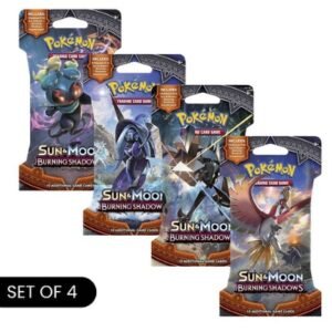 Pokemon Burning Shadows Sleeved Booster Pack Art Set - The united tcg cards warehouse Japanese