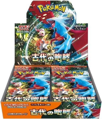 Pokémon Card Game Scarlet & Violet Expansion Pack - Ancient Roar Box - The united tcg cards warehouse Japanese